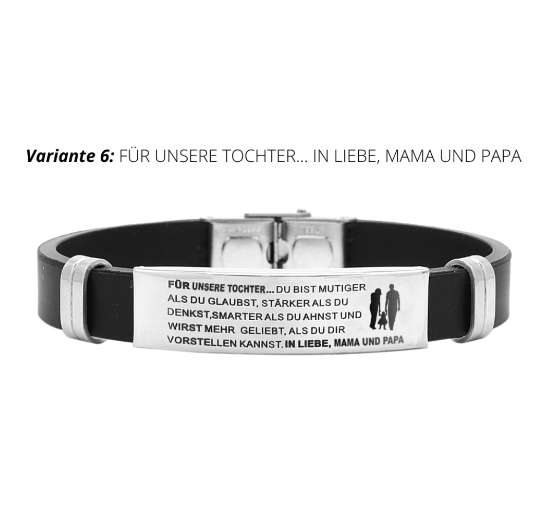 Armband - "FÜR MEINEN SOHN" & "FÜR MEINE TOCHTER"