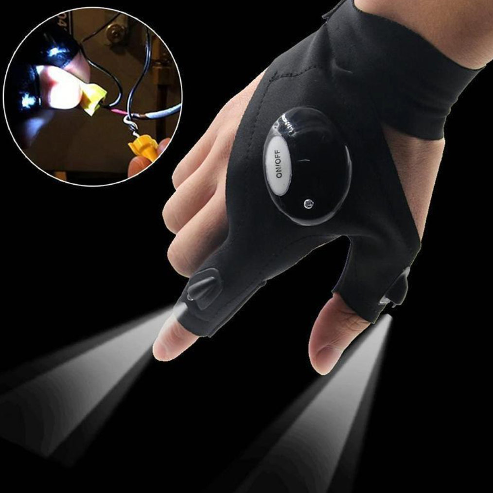 LED-Handschuhe mit wasserdichter Beleuchtung