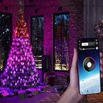 LED Weihnachtsbaum Beleuchtung | Handy gesteuert + verschiedene Farben